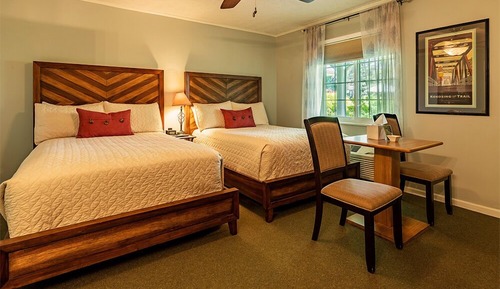 Standard Room, 2 Double Beds, Garden View