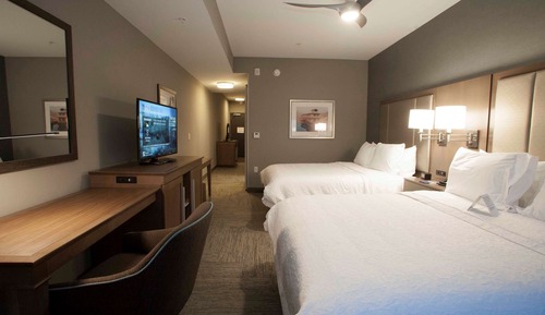 Suite, 2 Queen Beds, Non Smoking, Refrigerator & Microwave