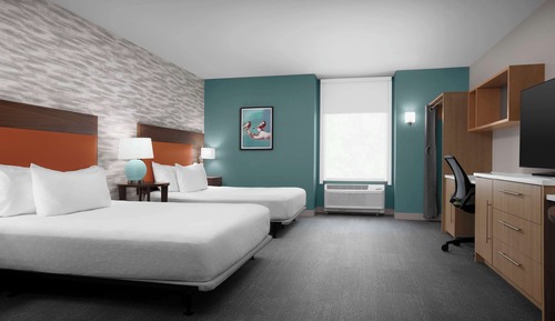 Studio, 2 Queen Beds, Accessible, Non Smoking (Roll-In Shower)