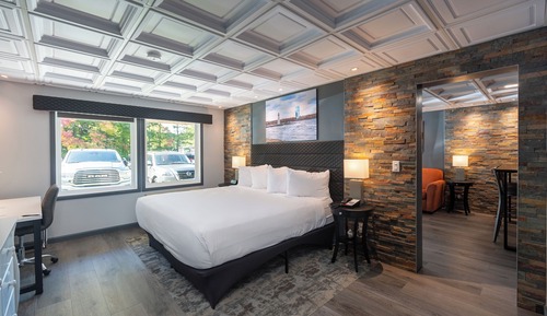 Suite, 1 King Bed with Sofa bed