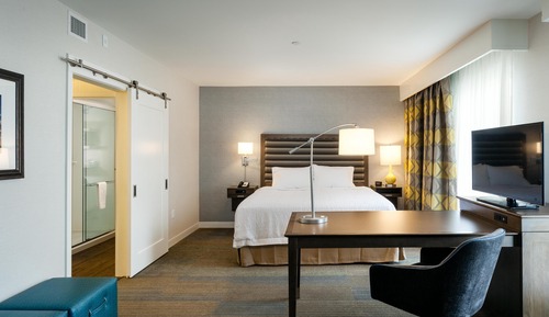 Suite, 1 King Bed, Accessible, Bathtub (Mobility & Hearing)