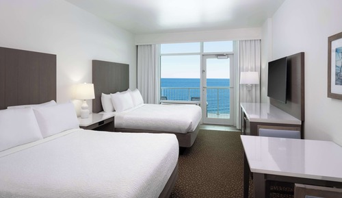 Standard Room, 2 Queen Beds, Balcony, Beachfront