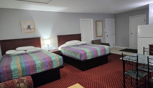 Double Room, Multiple Beds, Kitchen