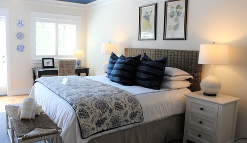 Luxury Room, 1 King Bed, Fireplace, Garden View