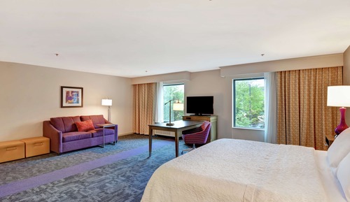 Studio, 1 King Bed, Accessible, Non Smoking (Hearing)