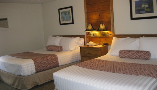 Standard Room, 2 Queen Beds, Refrigerator & Microwave, Ground Floor