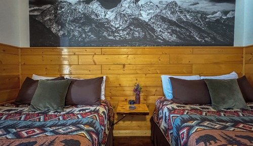 Premium Room, 2 Queen Beds (Room 15, bottom floor)