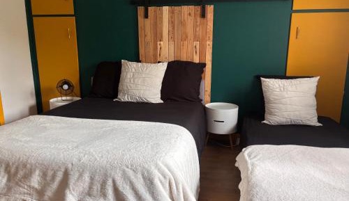 Family Room with Shared Bathroom