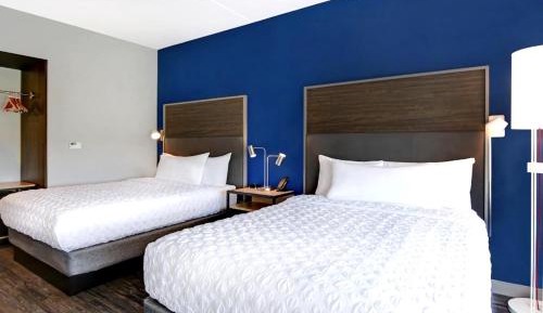 Queen Room with Two Queen Beds and Walk-In Shower