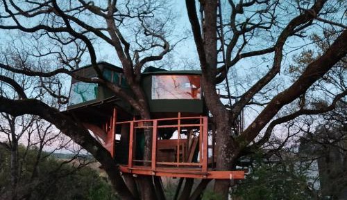 Treehouse with Mountain View