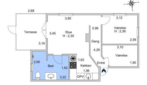Three-Bedroom Apartment
