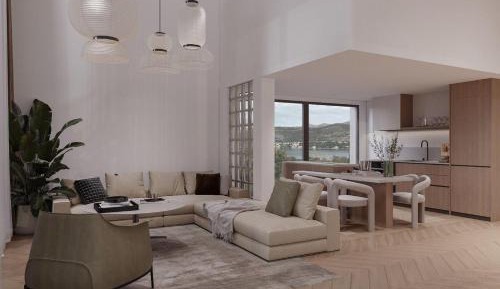 Grand Azure Residence - Executive Three-Bedroom Apartment with Terrace and Sea View