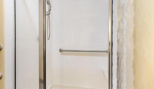 King Suite with Sofa Bed and Mobility Accessible Walk in Shower