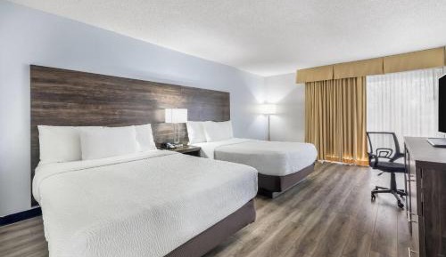 Standard Room with Two Queen Beds  - Pool view - Non-Smoking