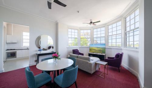 Family Room with Mountain View