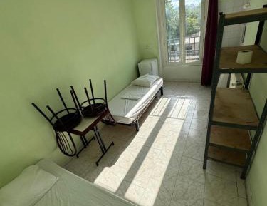 Single Bed in Female Dormitory Room