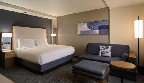 King Room with Roll-In Shower and Sofa Bed - Mobility Access