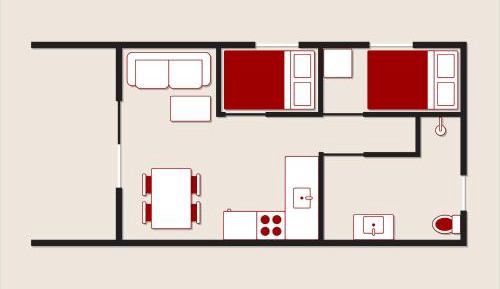 Two-Bedroom House