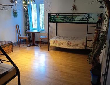 Family Room with Shared Bathroom