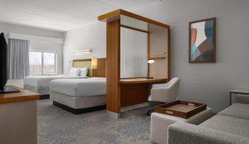 Queen Suite with Two Queen Beds and Sofa Bed