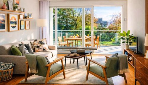Apartment with Garden View