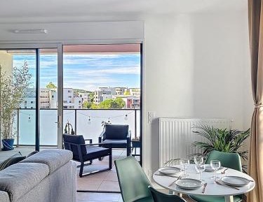 Two-Bedroom Apartment with Balcony