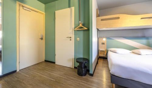 Family Room with One Double Bed and Two Single Beds