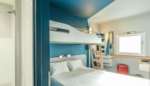 Triple Room with One Double Bed and One Bunk Bed