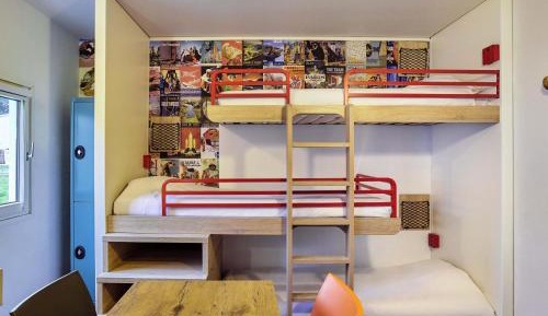 Bed in 6-Bed Male Dormitory Room