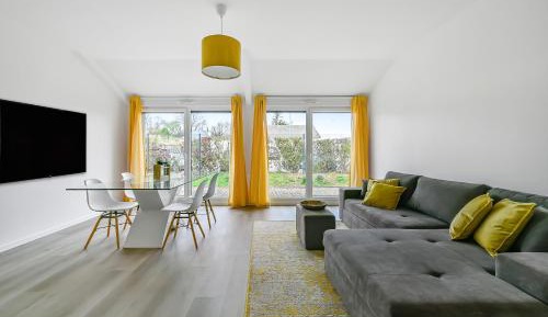 Two-Bedroom Apartment with Garden View