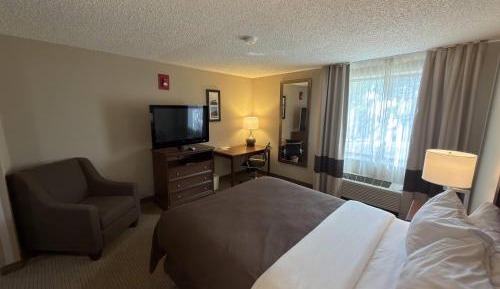 Queen Room with Roll-In Shower - Mobility and Hearing Accessible/Non-Smoking