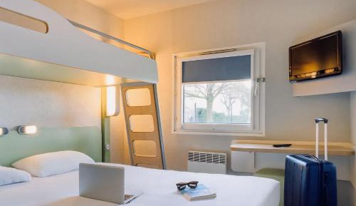 Triple Room with One Double Bed and One Bunk Bed