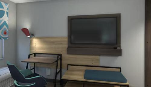 Queen Room with Two Queen Beds and Walk-In Shower