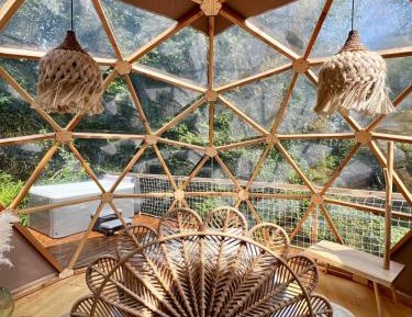 Dome with Hot Tub