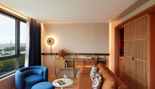 L'Atelier Seine Corner Suite -  River Seine and Eiffel Tower view