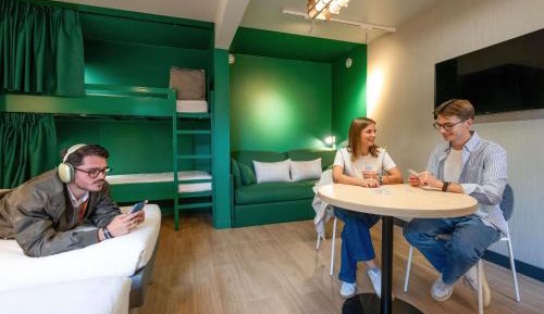 Standard Double Room with Four Single Beds