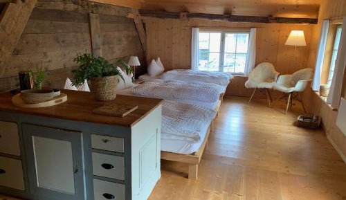 Family Room with Shared Bathroom