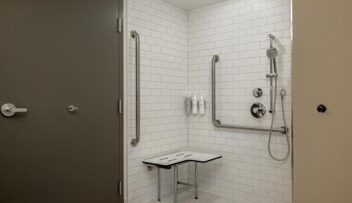 King Room with Roll-In Shower - Mobility and Hearing Access