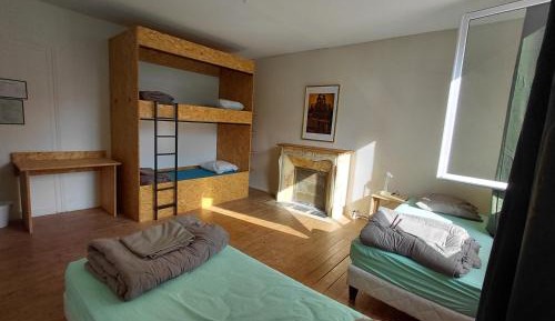 Family Room with Shared Bathroom Garden View