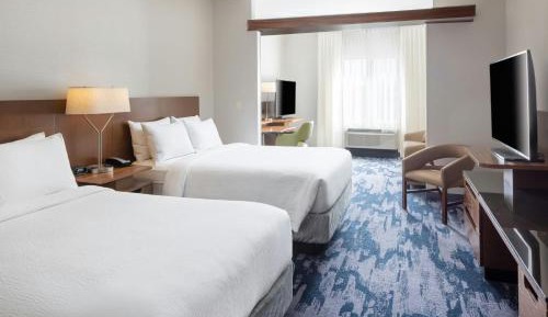 Studio with Two Queen Beds, Bathtub and Sofa Bed - Mobility Access/Hearing Accessible