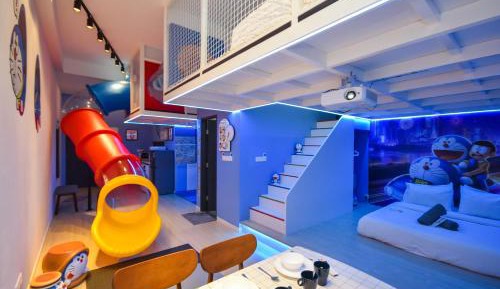 Doraemon Theme Slidehouse & Projector