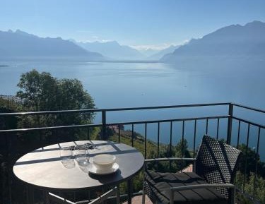 One-Bedroom Apartment with Balcony and Mountain View  