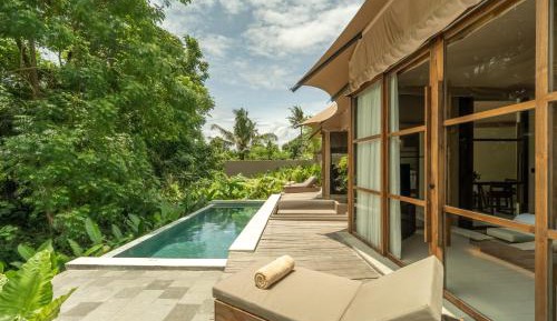 Two-Bedroom Private Pool Tent, featuring a Daily Complimentary Mini-bar and Afternoon Tea