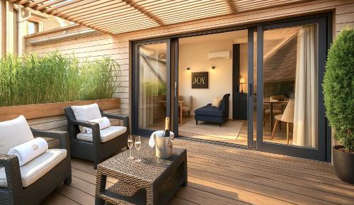 One-Bedroom Apartment with Terrace