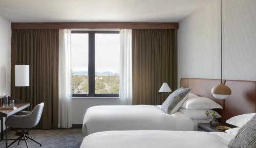 Queen Room with Two Queen Beds and Downtown View