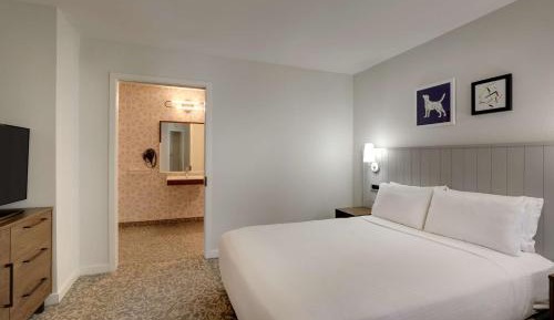 One-Bedroom Queen Suite with Roll-In Shower - Mobility Accessible