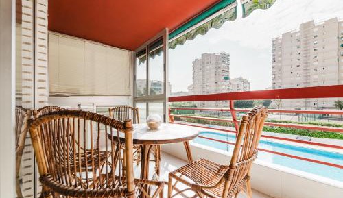 Two-Bedroom Apartment with Pool View