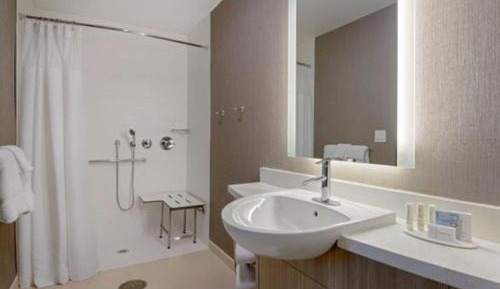 Suite with Two Queen Beds and Roll-in Shower - Mobility and Hearing Accessible