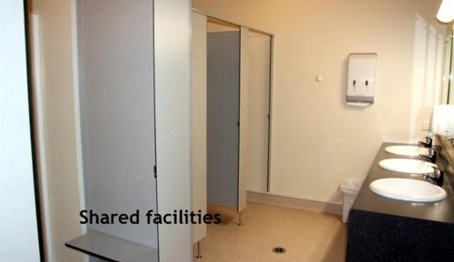 Triple Room (3 single beds) with Shared Bathroom