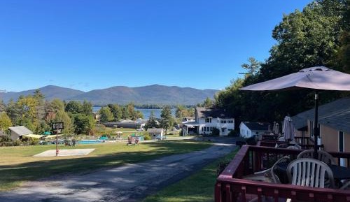 Room with Two Double Beds and Mountain View